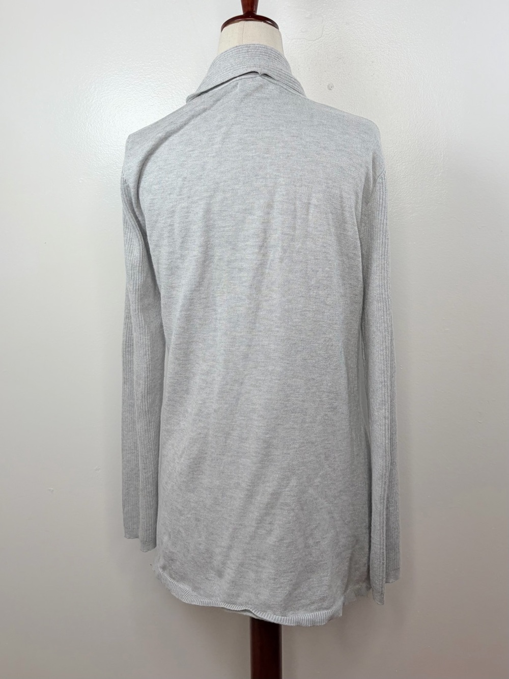 Cable & Gauge Ribbed Open Front Cardigan - Picture 6 of 8